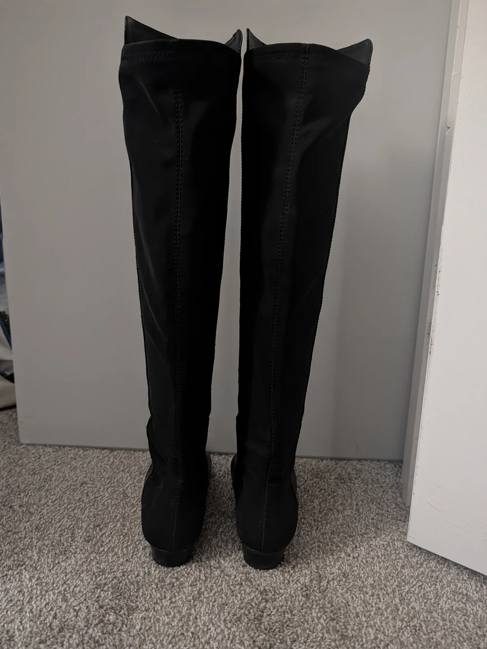Vince Camuto Black Over-the-Knee Riding Boots